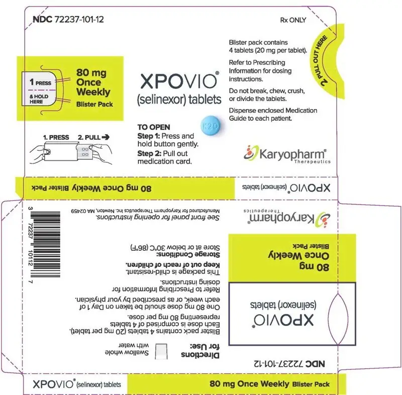 Principal Display Panel – 80 mg (Once Weekly) Blister Sleeve Label
