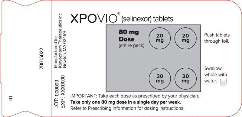 Principal Display Panel – 80 mg (Once Weekly) Blister Pack Label
