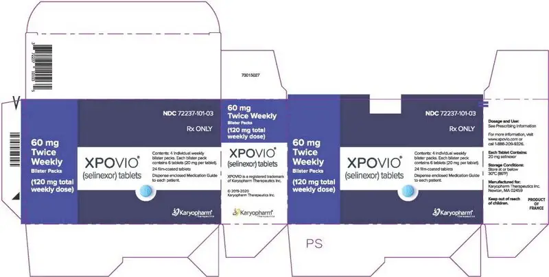 Principal Display Panel – 60 mg (Twice Weekly) Carton Label
