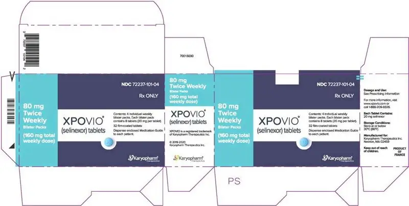 Principal Display Panel – 80 mg (Twice Weekly) Carton Label
