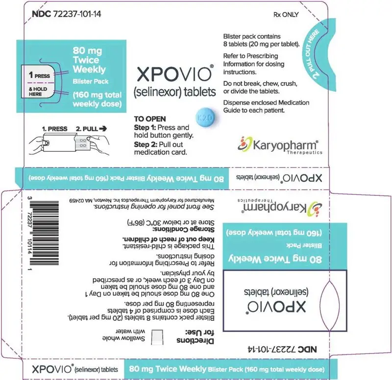 Principal Display Panel – 80 mg (Twice Weekly) Blister Sleeve Label
