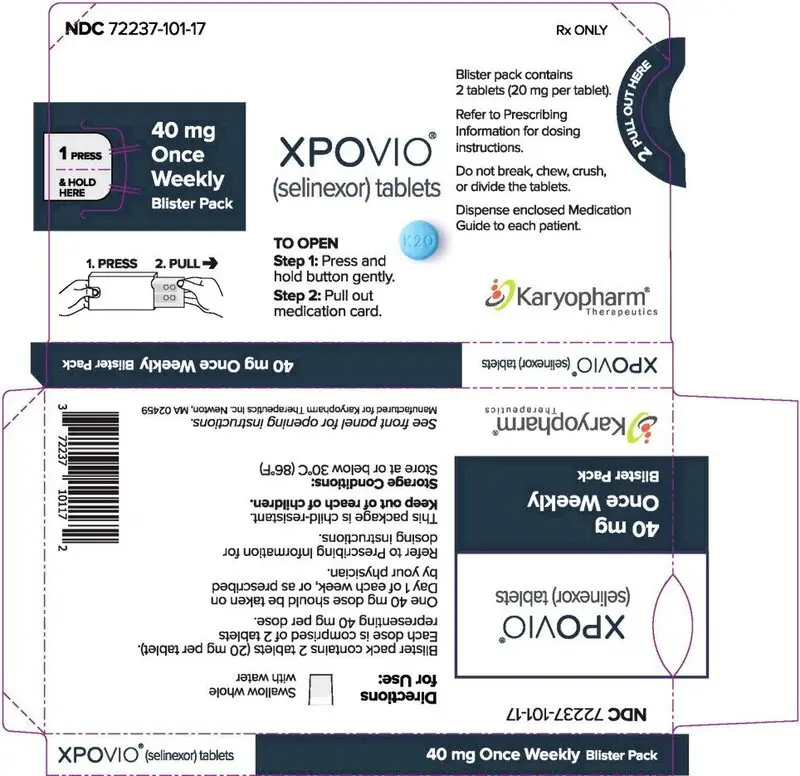 Principal Display Panel – 40 mg (Once Weekly) Blister Sleeve Label
