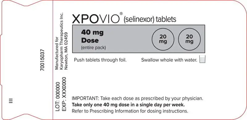 Principal Display Panel – 40 mg (Once Weekly) Blister Pack Label
