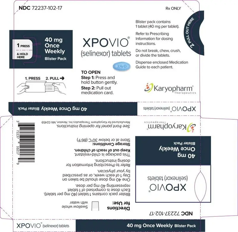 Principal Display Panel – 40 mg (Once Weekly) Blister Sleeve Label
