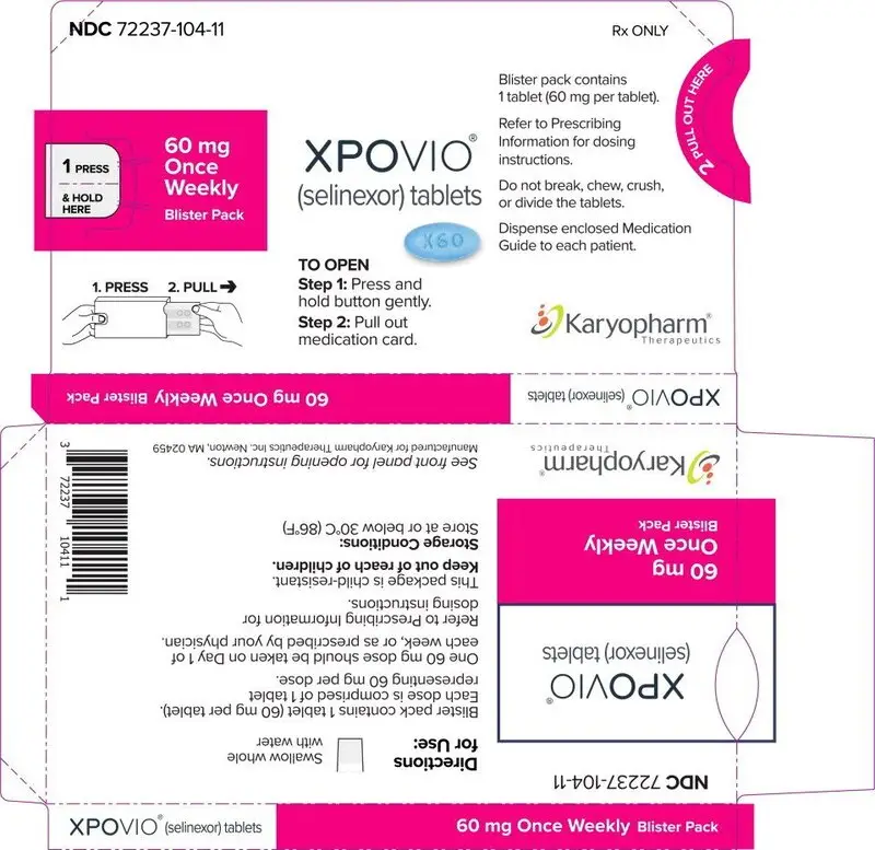 Principal Display Panel – 60 mg (Once Weekly) Blister Sleeve Label
