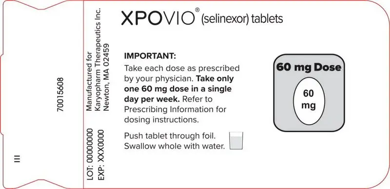 Principal Display Panel – 60 mg (Once Weekly) Blister Pack Label
