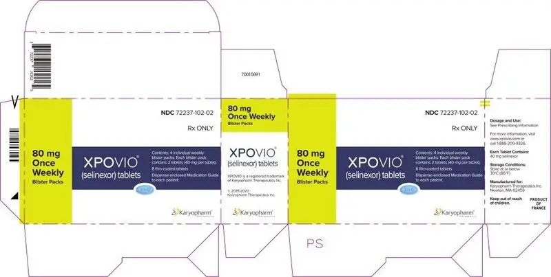 Principal Display Panel – 80 mg (Once Weekly) Carton Label
