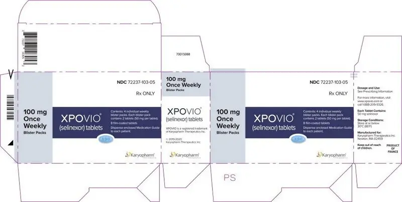 Principal Display Panel – 100 mg (Once Weekly) Carton Label
