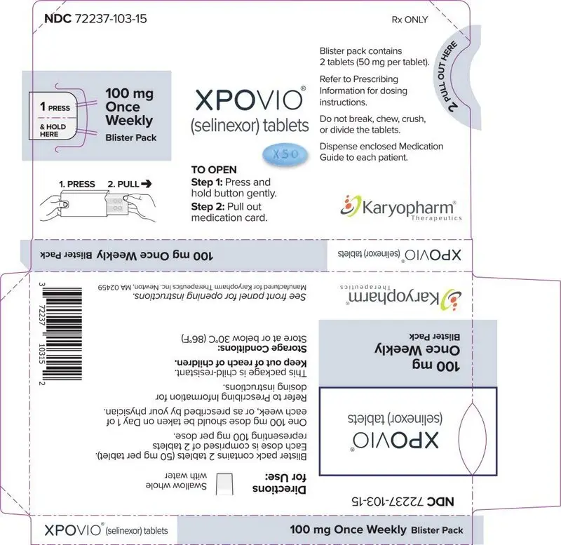 Principal Display Panel – 100 mg (Once Weekly) Blister Sleeve Label
