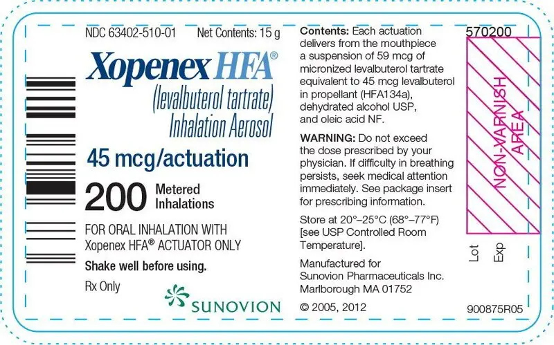 PRINCIPAL DISPLAY PANEL – TRADE CANISTER LABEL – 45 MCG 200 ACTUATIONS
