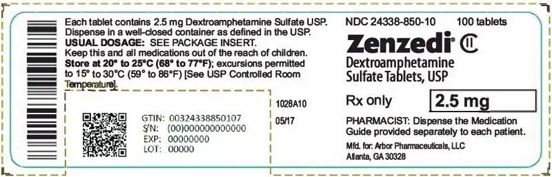 PRINCIPAL DISPLAY PANEL - 2.5 mg Tablet Bottle Label