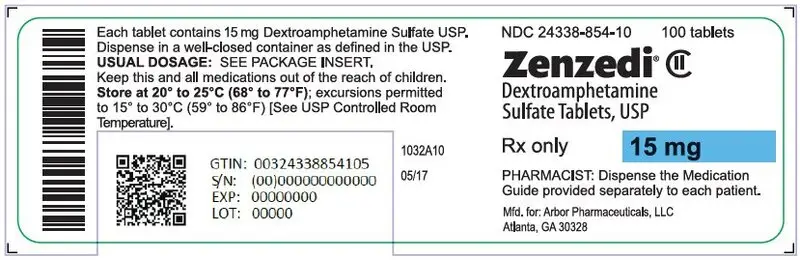 PRINCIPAL DISPLAY PANEL - 15 mg Tablet Bottle Label