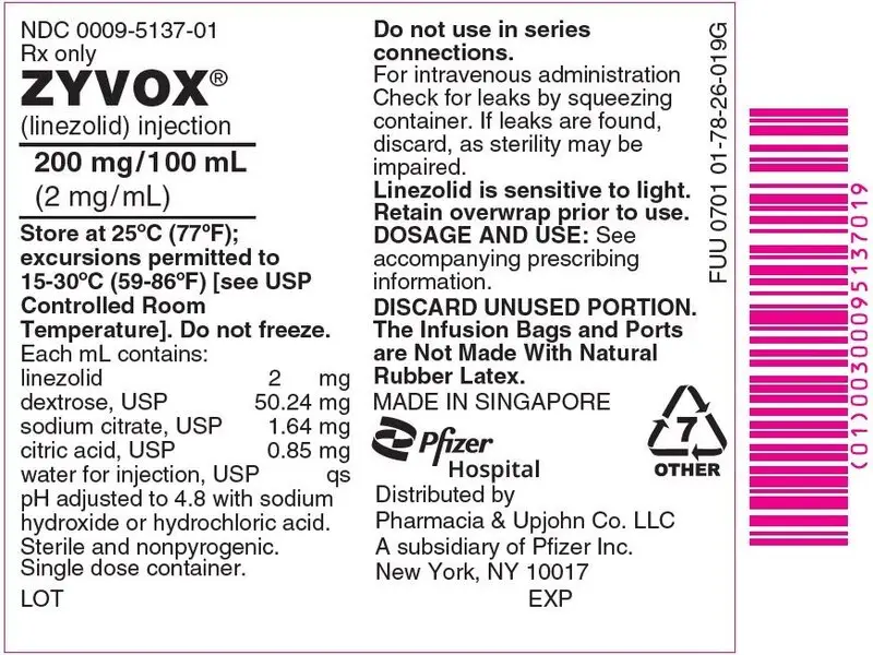 PRINCIPAL DISPLAY PANEL - 100 mL Bag Overwrap Label