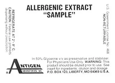 5 mL Sample Label