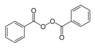 Chemical Structure of benzoyl peroxide