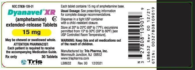 15mg Label