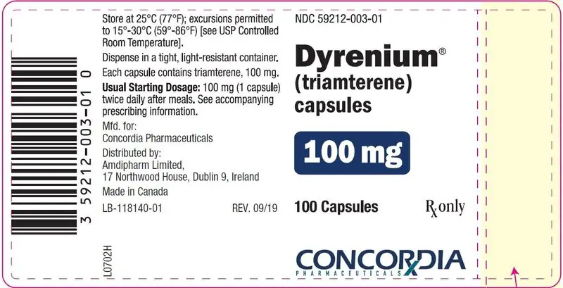 dyrenium-100mg-label