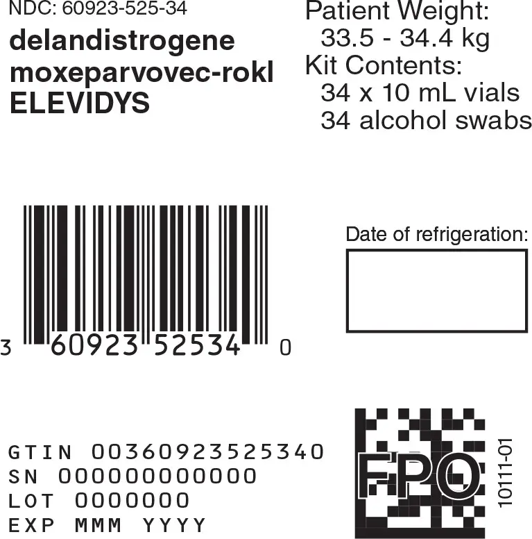 Principal Display Panel -10 mL 34 count Carton Label
