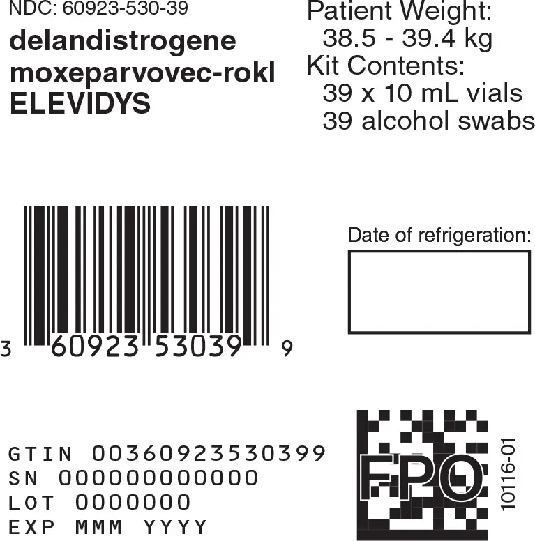 Principal Display Panel -10 mL 39 count Carton Label
