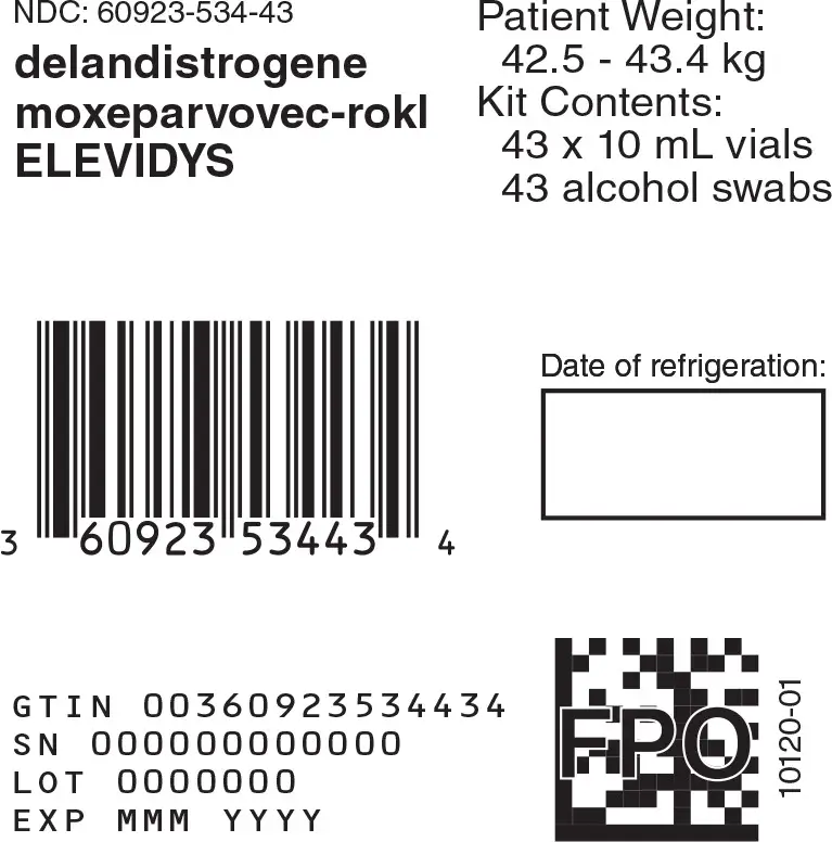 Principal Display Panel -10 mL 43 count Carton Label
