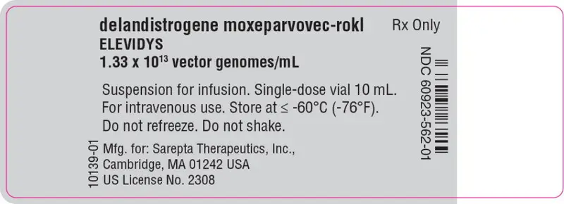 Principal Display Panel –Vial Label
