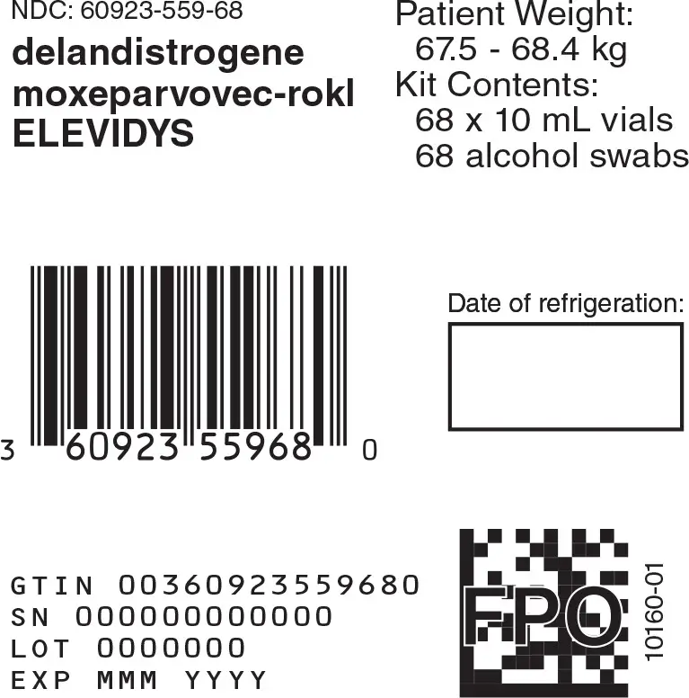 Principal Display Panel -10 mL 68 count Carton Label
