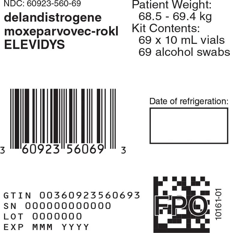 Principal Display Panel -10 mL 69 count Carton Label
