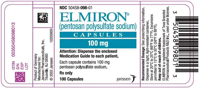 PRINCIPAL DISPLAY PANEL - 100 mg Capsule Bottle Label