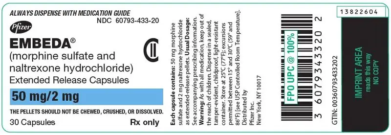 PRINCIPAL DISPLAY PANEL - 30 Capsule Bottle Label - 433