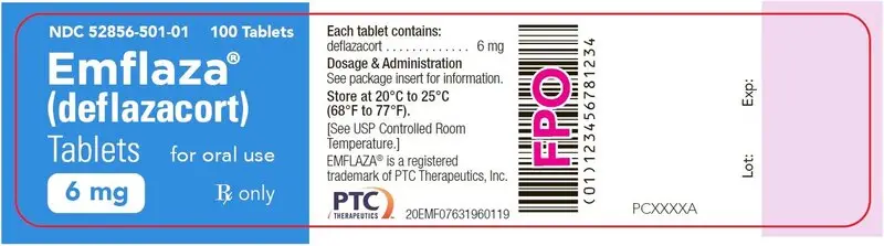 6 mg Tablet 100-Count Bottle Label