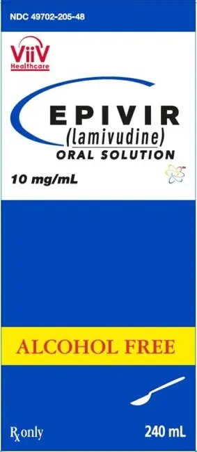 Epivir Oral Solution 240 mL carton