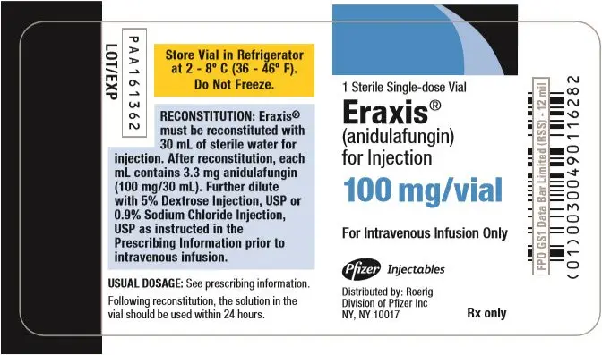 PRINCIPAL DISPLAY PANELPANEL - 100 mg Vial Label