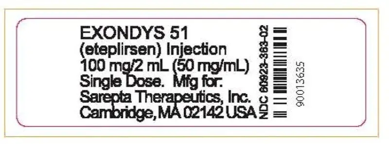 Principal Display Panel – Vial Label
