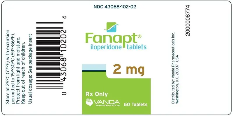 PRINCIPAL DISPLAY PANEL - 2mg Label