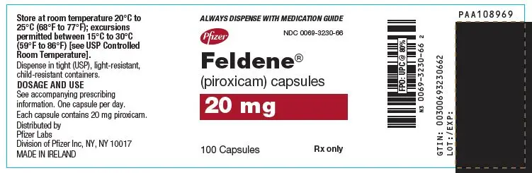 PRINCIPAL DISPLAY PANEL - 20 mg Capsule Bottle Label