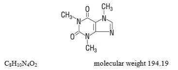 The following structural formula for Caffeine (1,3,7-trimethylxanthine) is a central nervous system stimulant. 