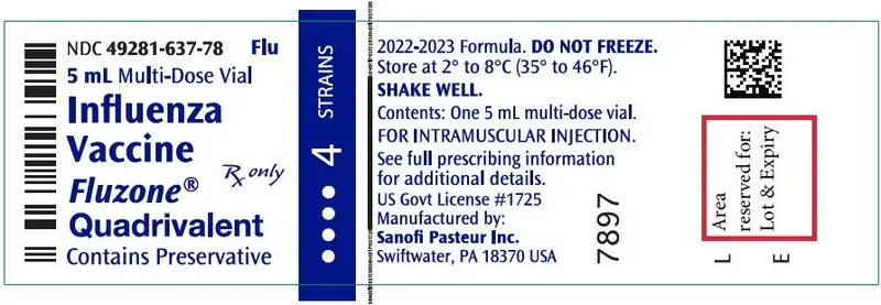 PRINCIPAL DISPLAY PANEL - 5 mL Vial Label - 49281-637-78