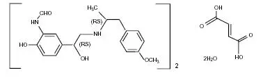 formoterol fumarate chemical structure