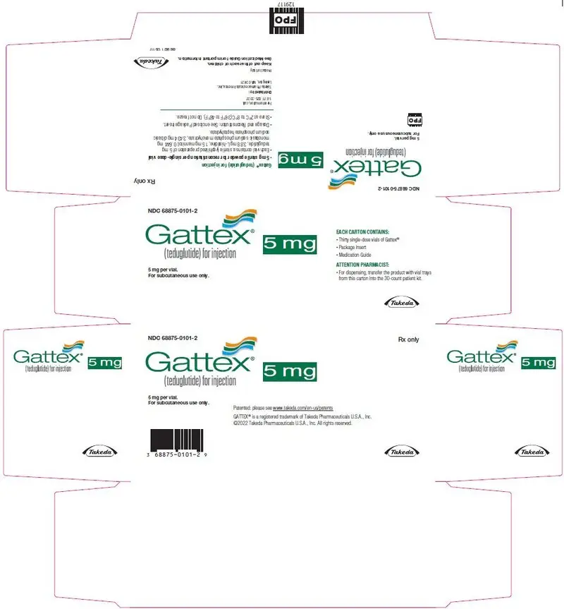 PRINCIPAL DISPLAY PANEL - 5 mg Vial Carton