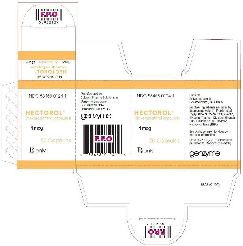 Package Carton - Principal Display Panel - 1 mcg Capsules