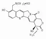 topotecan hydrochloride chemical structure