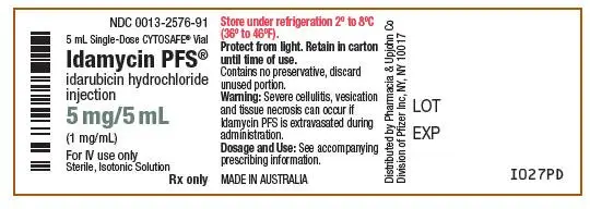 PRINCIPAL DISPLAY PANEL - 5 mg/5 mL Vial Label