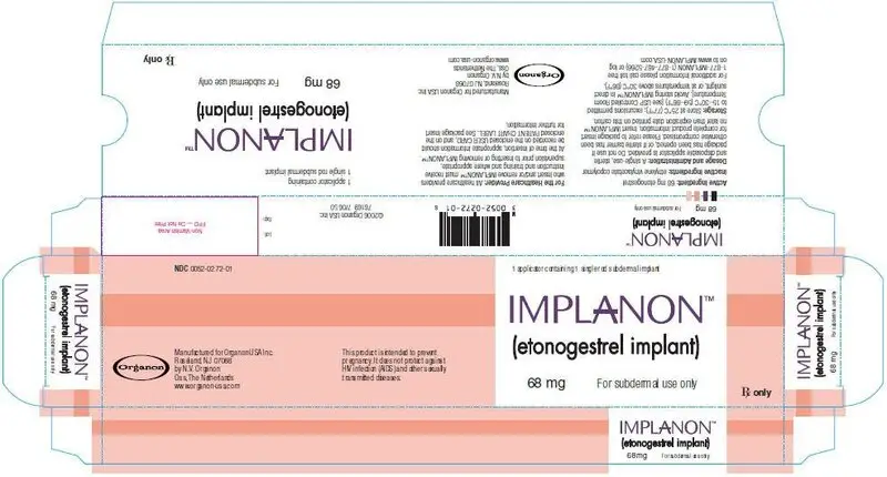 PRINCIPAL DISPLAY PANEL - 68 mg Carton