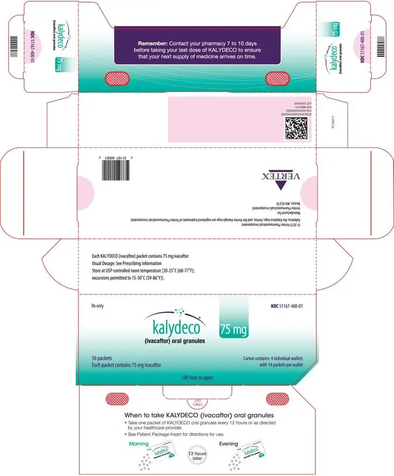 PRINCIPAL DISPLAY PANEL - 75 mg Granule Packet Carton