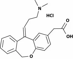 olopatadine hydrochloride chemical structure