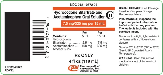 PRINCIPAL DISPLAY PANEL - 118 mL Bottle Label