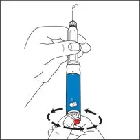 mixing syringe