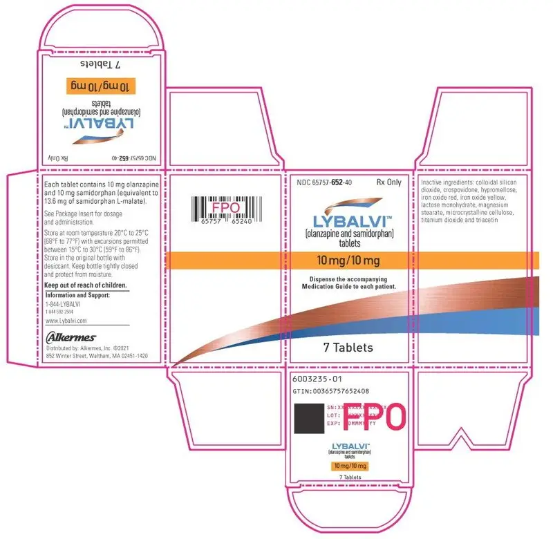 Principal Display Panel - 10 mg/10 mg 7 Tablets Carton Label
