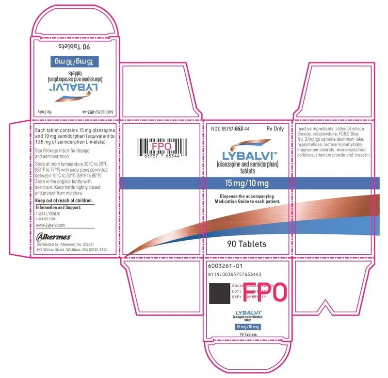 Principal Display Panel - 15 mg/10 mg 90 Tablets Carton Label
