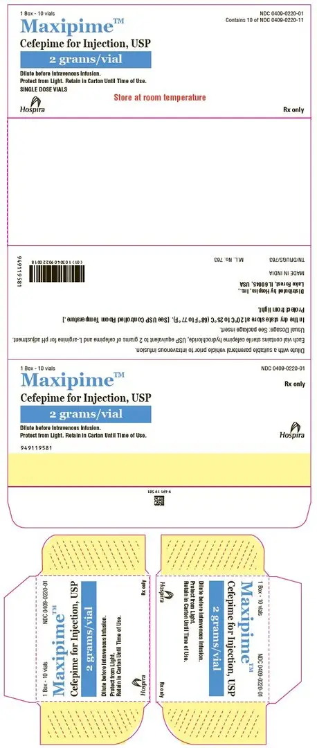 PRINCIPAL DISPLAY PANEL - 2 gram Vial Carton